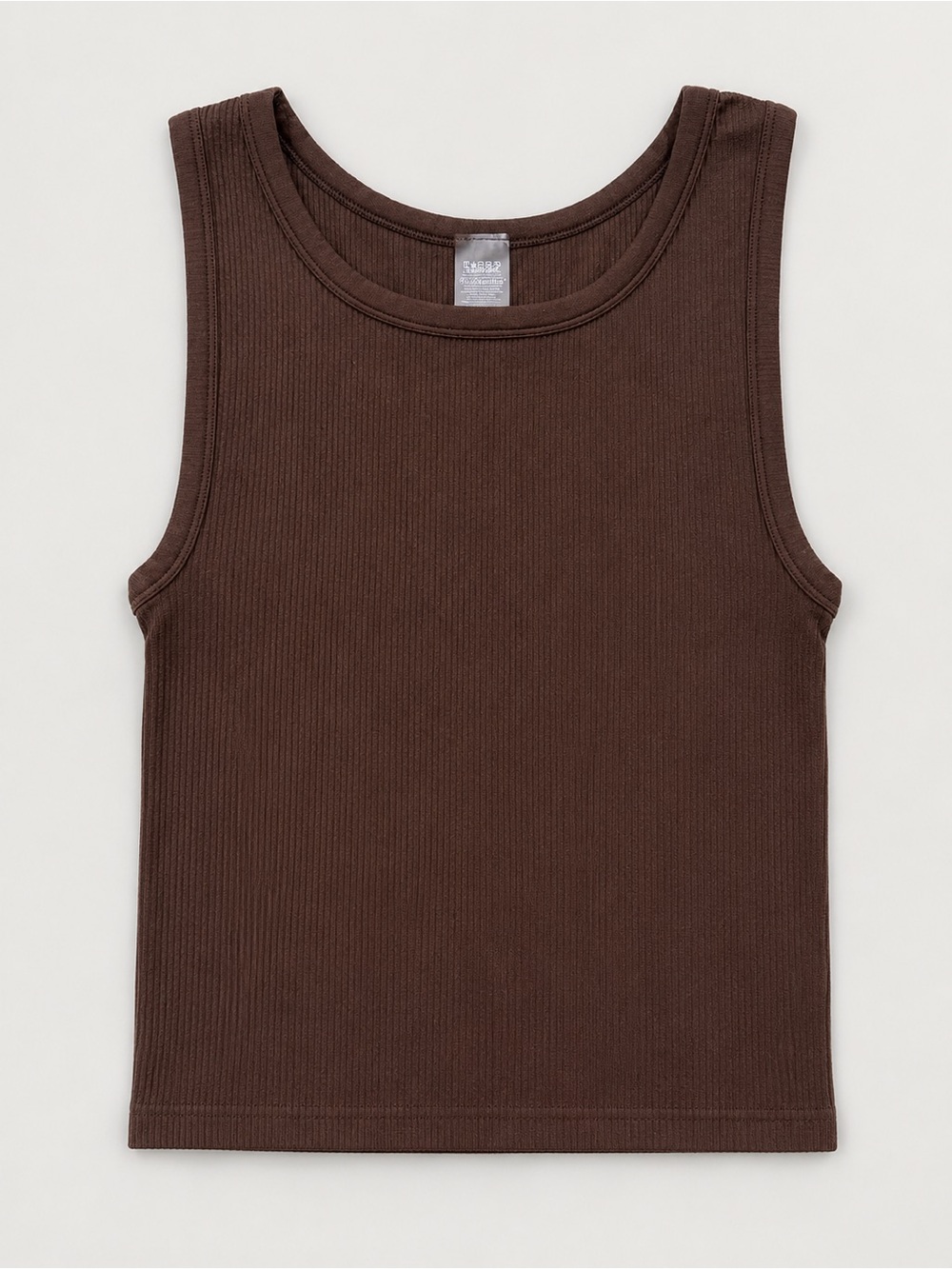 Aritzia Sunday Best SinchSeamless Ribbed Tank Top – Brown – Size M